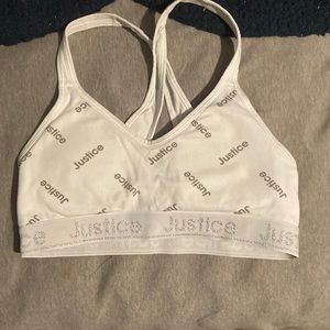 I’m selling a justice sports bra